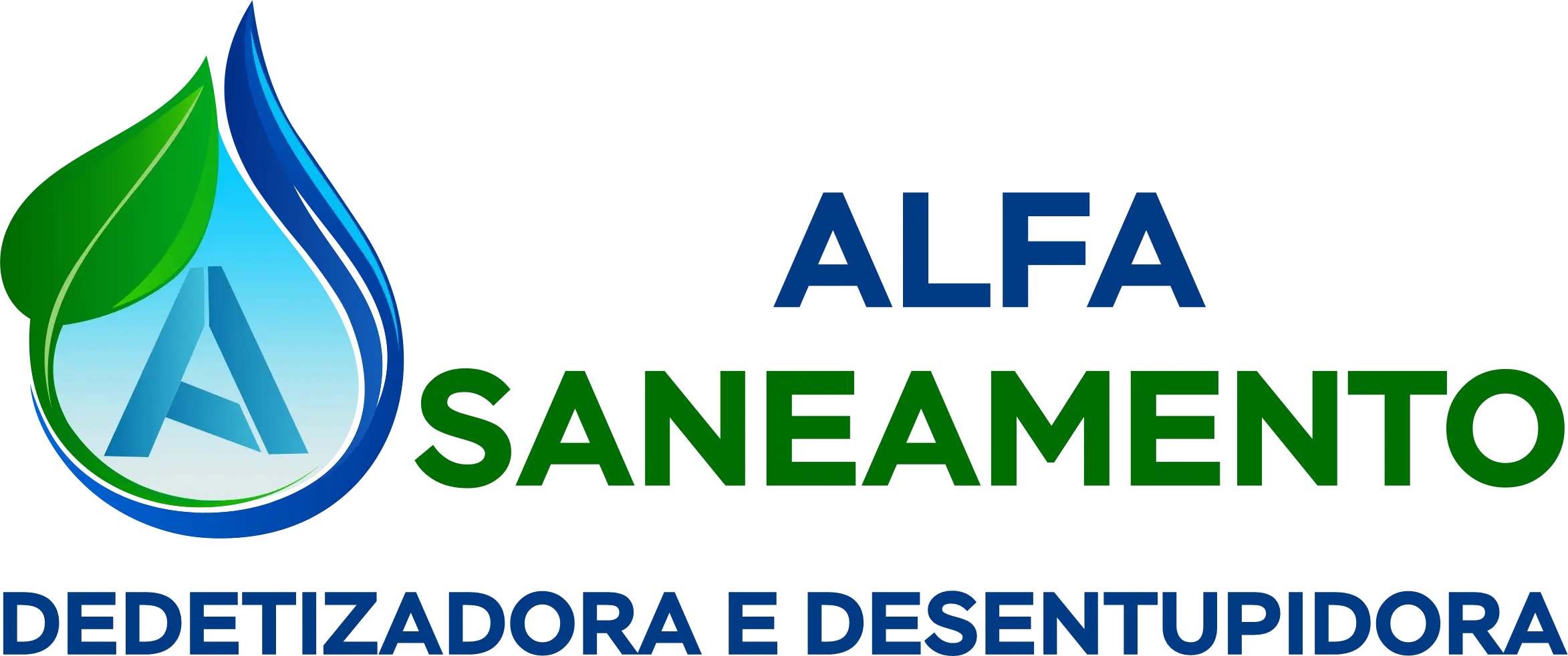 Alfa Saneamento - Logo h
